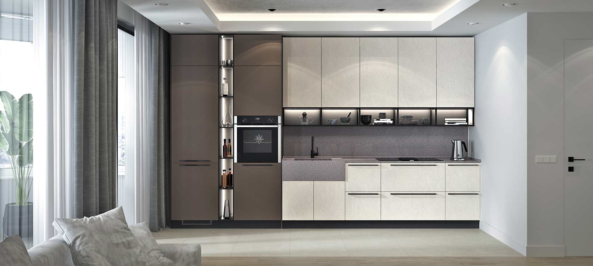 Конкрета / эмаль цвет NCS S 5005-Y80R 